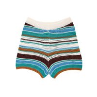 Bellamira | Women's Striped Knit Shorts