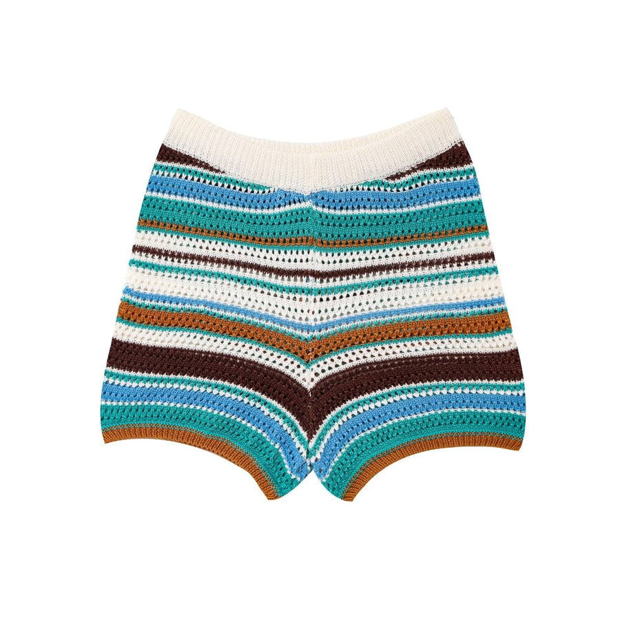 Bellamira | Women's Striped Knit Shorts