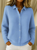 Bellamira | Women's Full Button-Front Closure Sweater