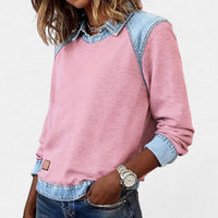 Benedikta | Women's Layered Collar Detail Sweater