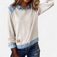 Benedikta | Women's Layered Collar Detail Sweater