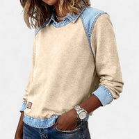 Benedikta | Women's Layered Collar Detail Sweater