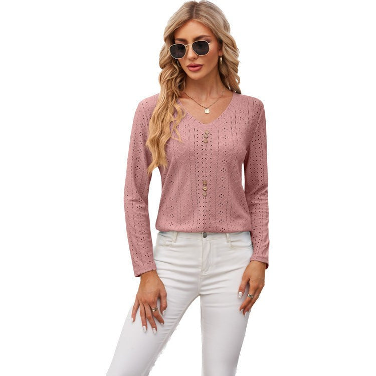 Berangere | Women's Button Detail Blouse Top