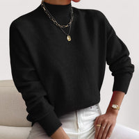 Berangere | Women's Loose Body Silhouette Sweater in Black