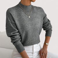 Berangere | Women's Loose Body Silhouette Sweater in Dark Gray