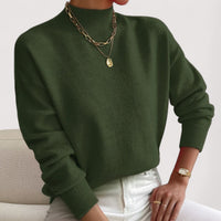 Berangere | Women's Loose Body Silhouette Sweater in Green