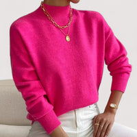 Berangere | Women's Loose Body Silhouette Sweater in Pink