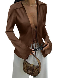 Berenice | Women's Elegant Blouse in Brown