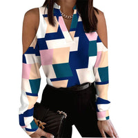 Bernadette | Women's Floral Blouse in Karriert