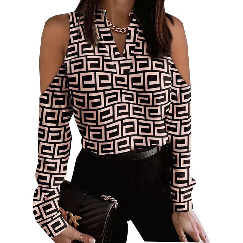 Bernadette | Women's Floral Blouse in Labyrinth
