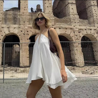 Berthild | Women's V-Neck Dress – Casual Dress
