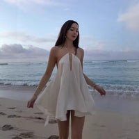 Berthild | Women's V-Neck Dress – Casual Dress