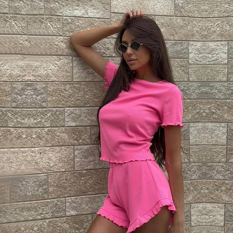 Bertille | Women's Elastic Waist Two-Piece Set