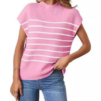 Bertille | Women's Textured Striped Casual Top