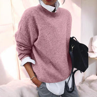 Bertille | Women's Single Tone Appearance Sweater in Light Pink
