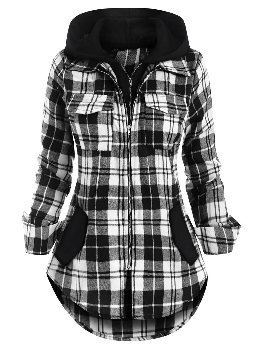 Bertrande | Women's Pockets Hooded Jacket