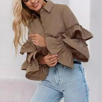 Beth | Women's Voluminous Ruffle Blouse