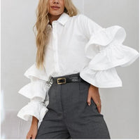 Beth | Women's Voluminous Ruffle Blouse