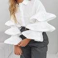 Beth | Women's Voluminous Ruffle Blouse
