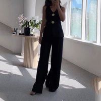 Beth | Women's Tailored Elegant Pantsuit in Black