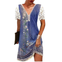 Bibiana | Women's Lightweight Lace Floral Summer Dress