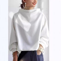 Bibiana | Women's Straight-Cut Body Silhouette Sweater in White
