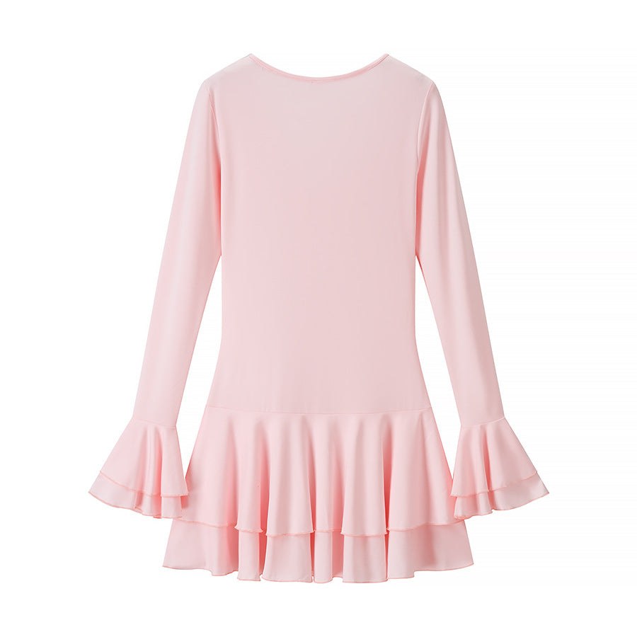 Birgit | Women's Voluminous Ruffle Elegant Dress in Pink