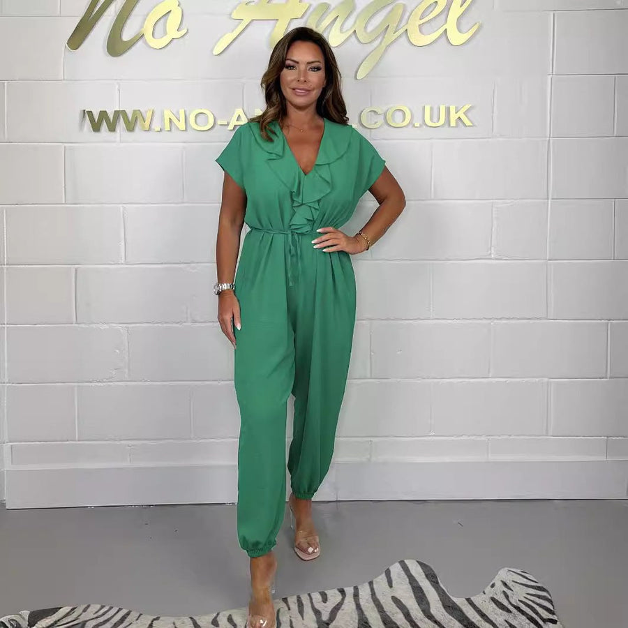 Blair | Women's V-Neck Elegant Chic Jumpsuit