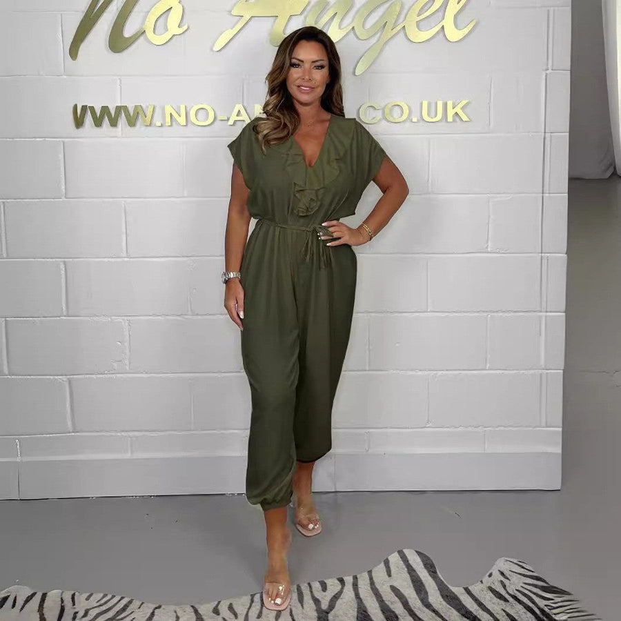 Blair | Women's V-Neck Elegant Chic Jumpsuit