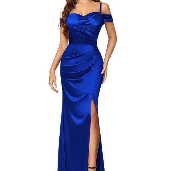 Blair | Women's Asymmetric Slit Elegant Maxi Dress
