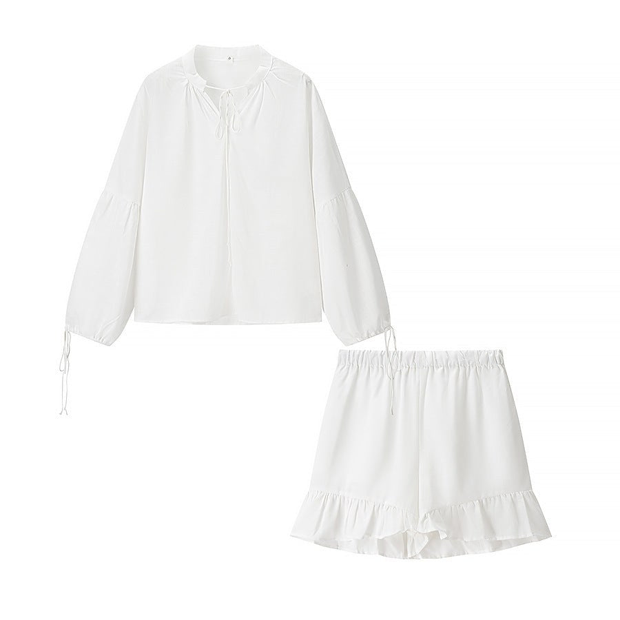 Blair | Women's Ruffle Elegant Blouse in Anzug