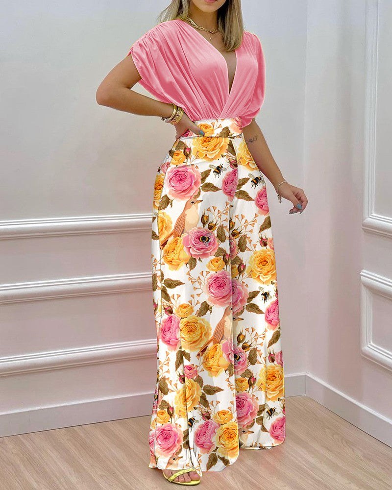 Blanche | Women's Floral Blouse in Pink