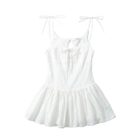 Bodil | Women's Ruffle Summer Dress in White