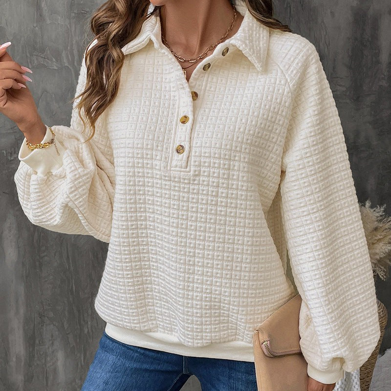 Bonaventura | Women's Fleece Sweater in Weissbeig