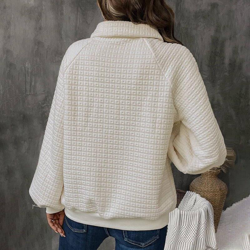 Bonaventura | Women's Fleece Sweater in Weissbeig