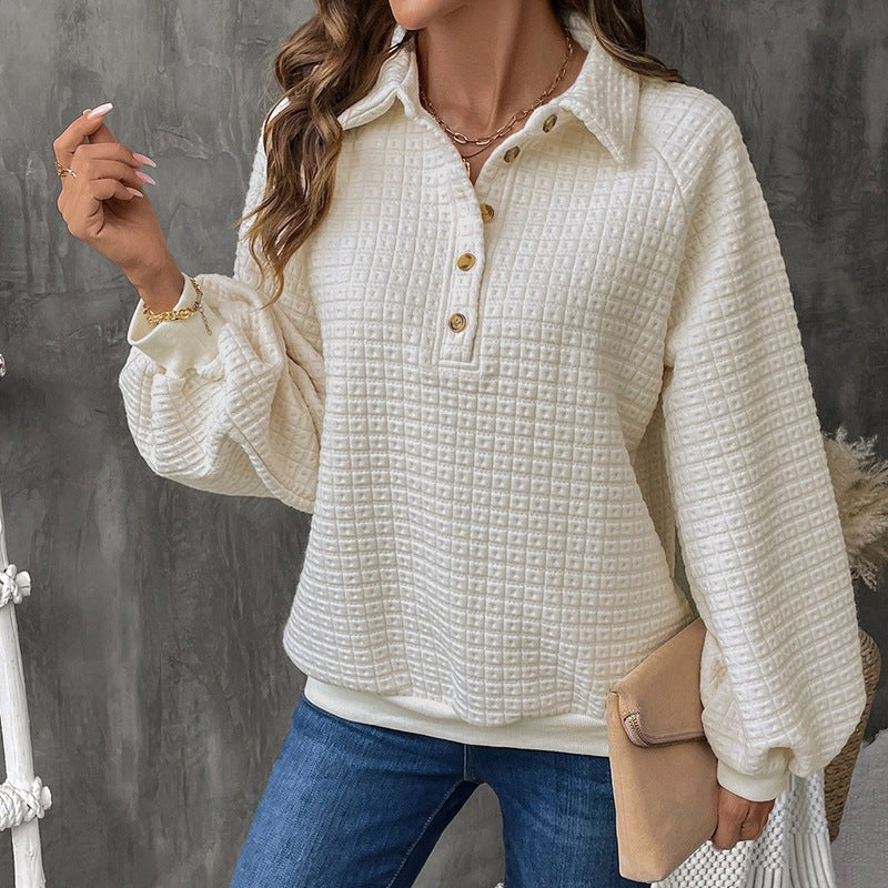 Bonaventura | Women's Fleece Sweater in Weissbeig