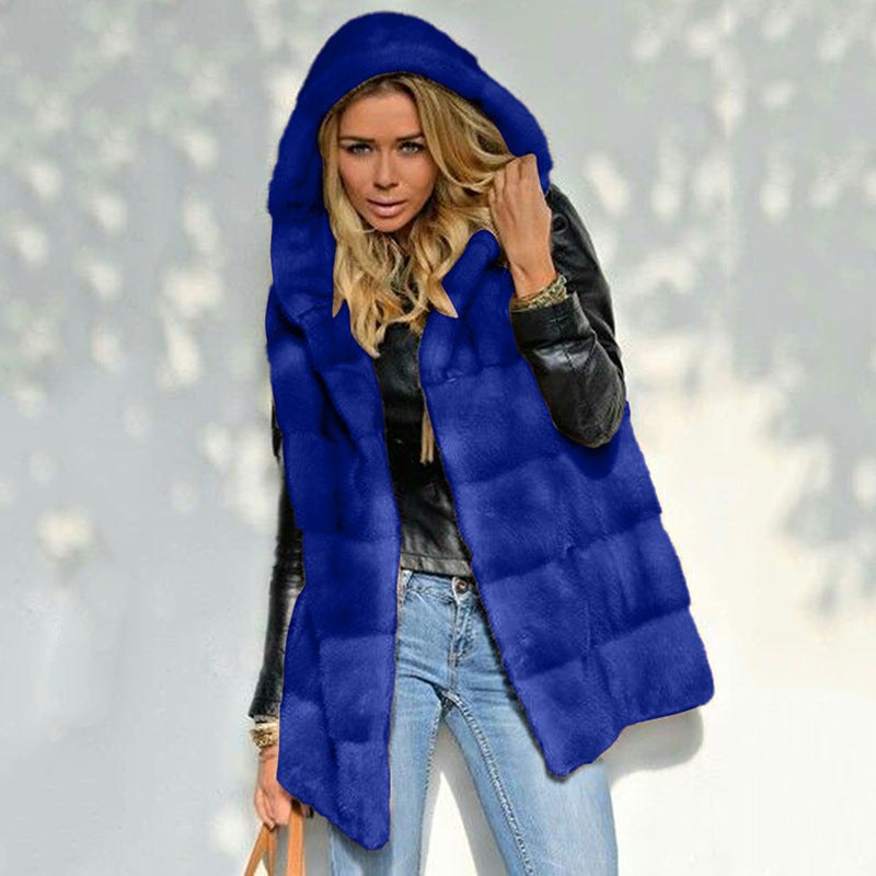 Bragina | Women's Hooded Fleece Vest – Fleece Jacket