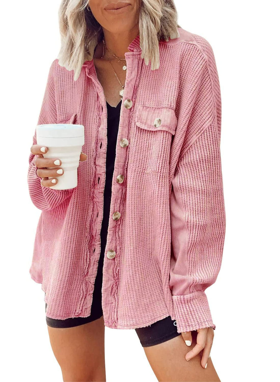 Branwen | Women's Casual Shirt in Pink