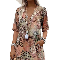 Bridget | Women's V-Neck Elegant Maxi Dress