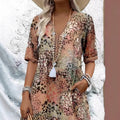 Bridget | Women's V-Neck Elegant Maxi Dress