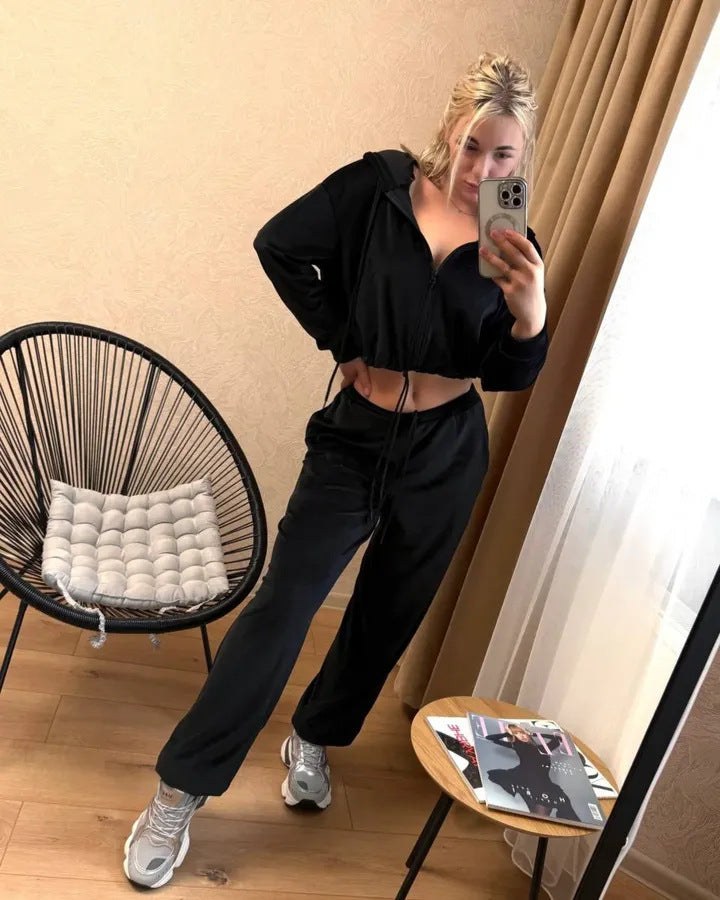 Brielle | Women's Two-Piece Set in Black