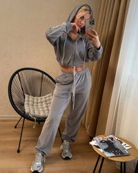 Brielle | Women's Two-Piece Set in Gray