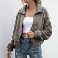 Brigida | Women's Elastic Waist Fleece Jacket
