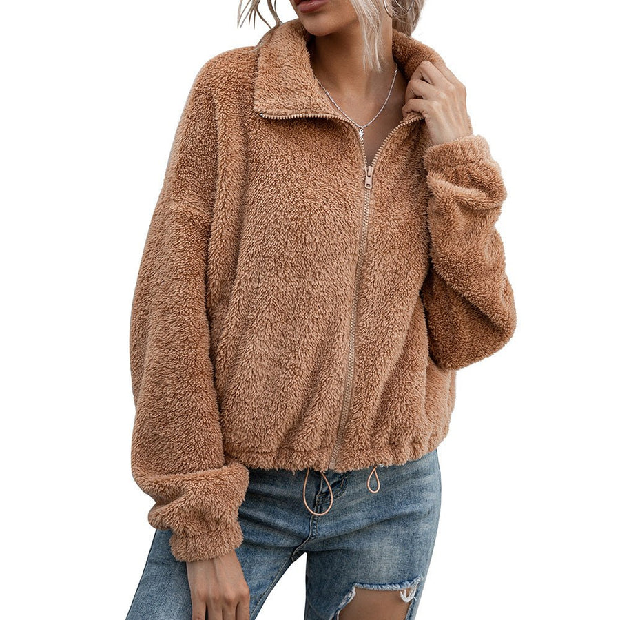 Brigida | Women's Elastic Waist Fleece Jacket