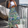 Brigitta | Women's Elastic Waist Skirt – Maxi Skirt
