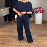 Brunhilde | Women's Longline Cardigan Straight Pants Three-Piece Set