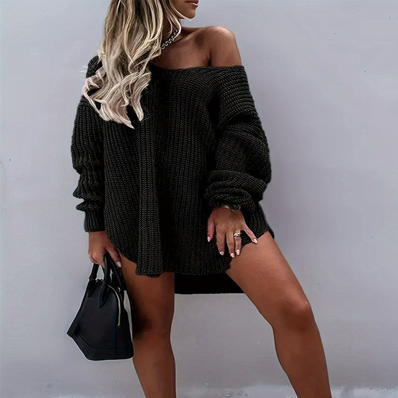 Cadence | Women's Oversized Knit Casual Dress