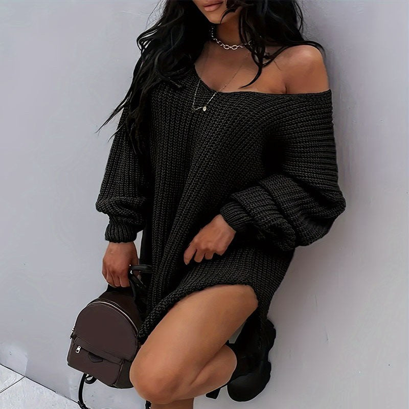 Cadence | Women's Oversized Knit Casual Dress