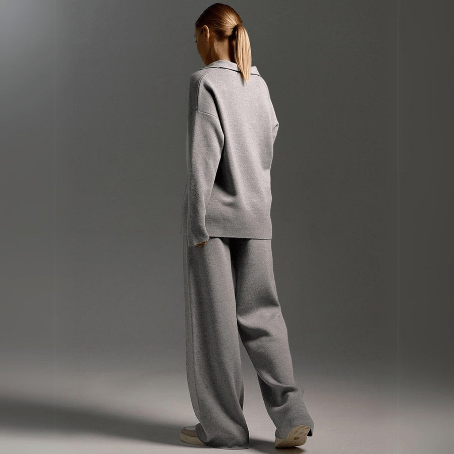 Caelia | Women's Knitted Top and Pants Tracksuit