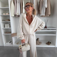 Calista | Women's Zip Fleece Elegant Jumpsuit